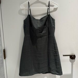 Aritzia Sunday Best Linen Mini Dress